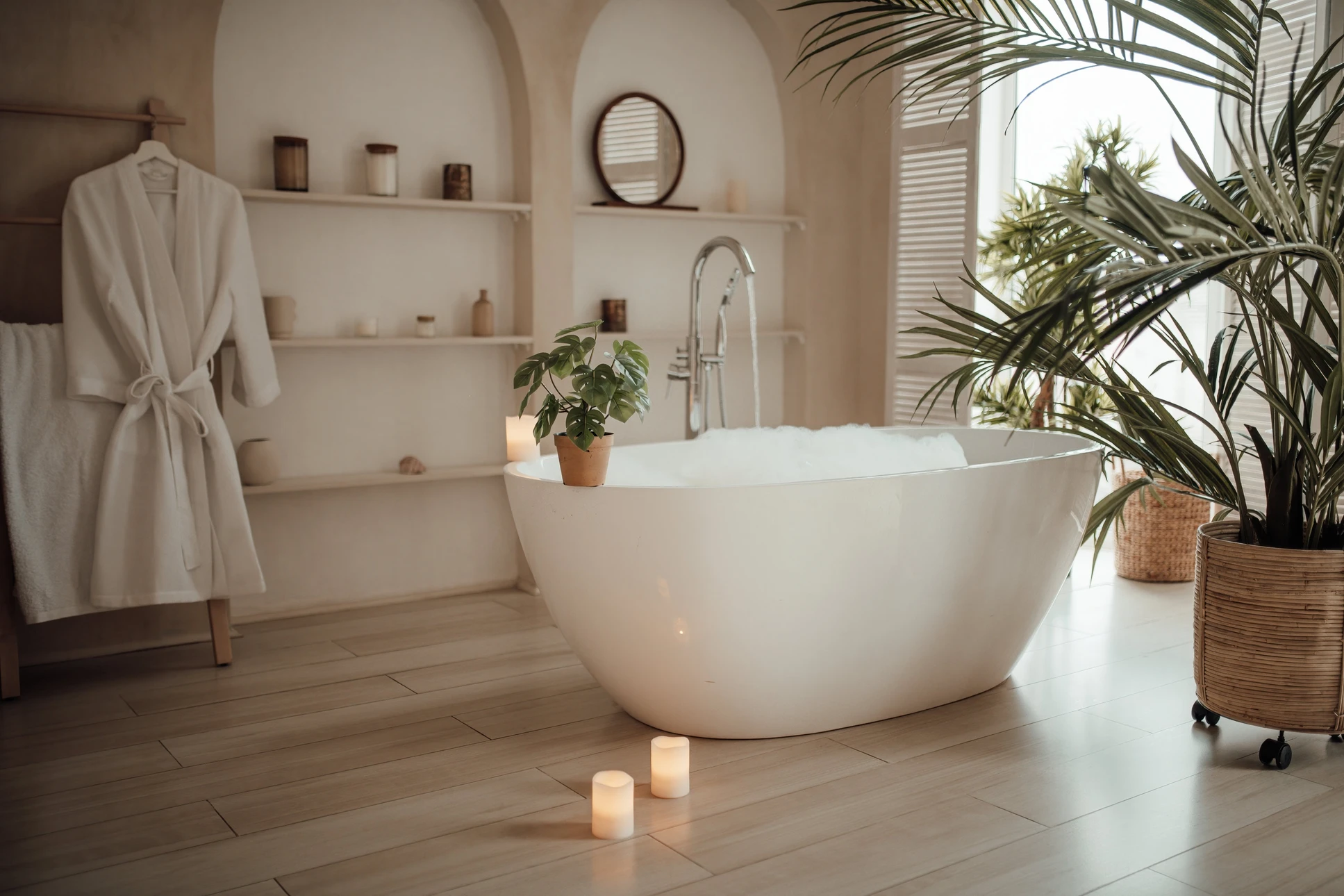 Tuyau d'eau avec isolation dans la maison